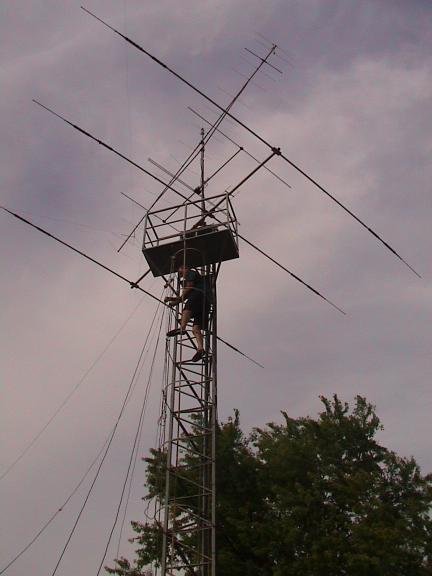 I2YSB,IQ1AO,antenna