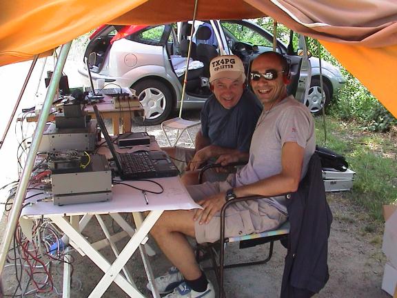 IK2WXV,IK1AZK,IQ1AO/P,operating