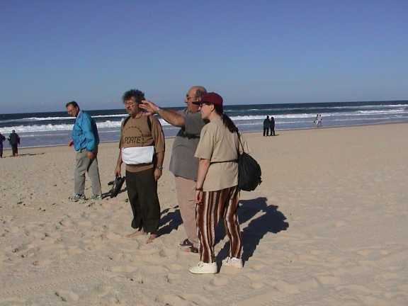 Gruppo sulla spiaggia