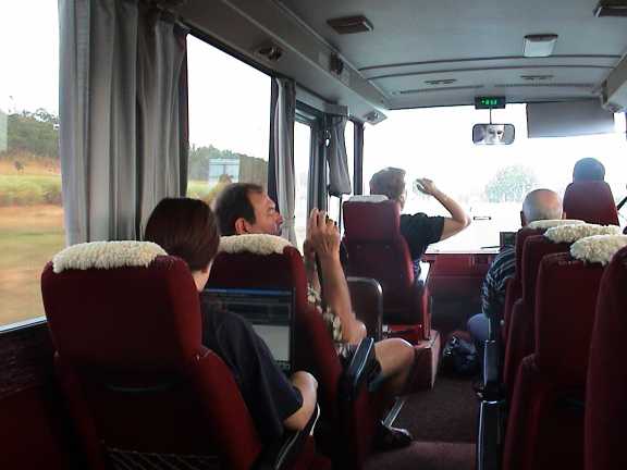 Gruppo sul bus