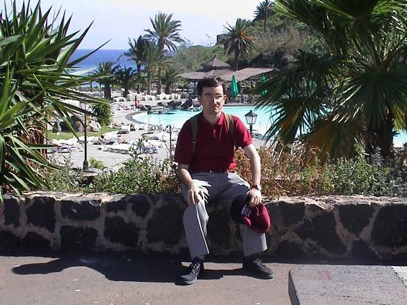 Andrea e le piscine di Santa Cruz